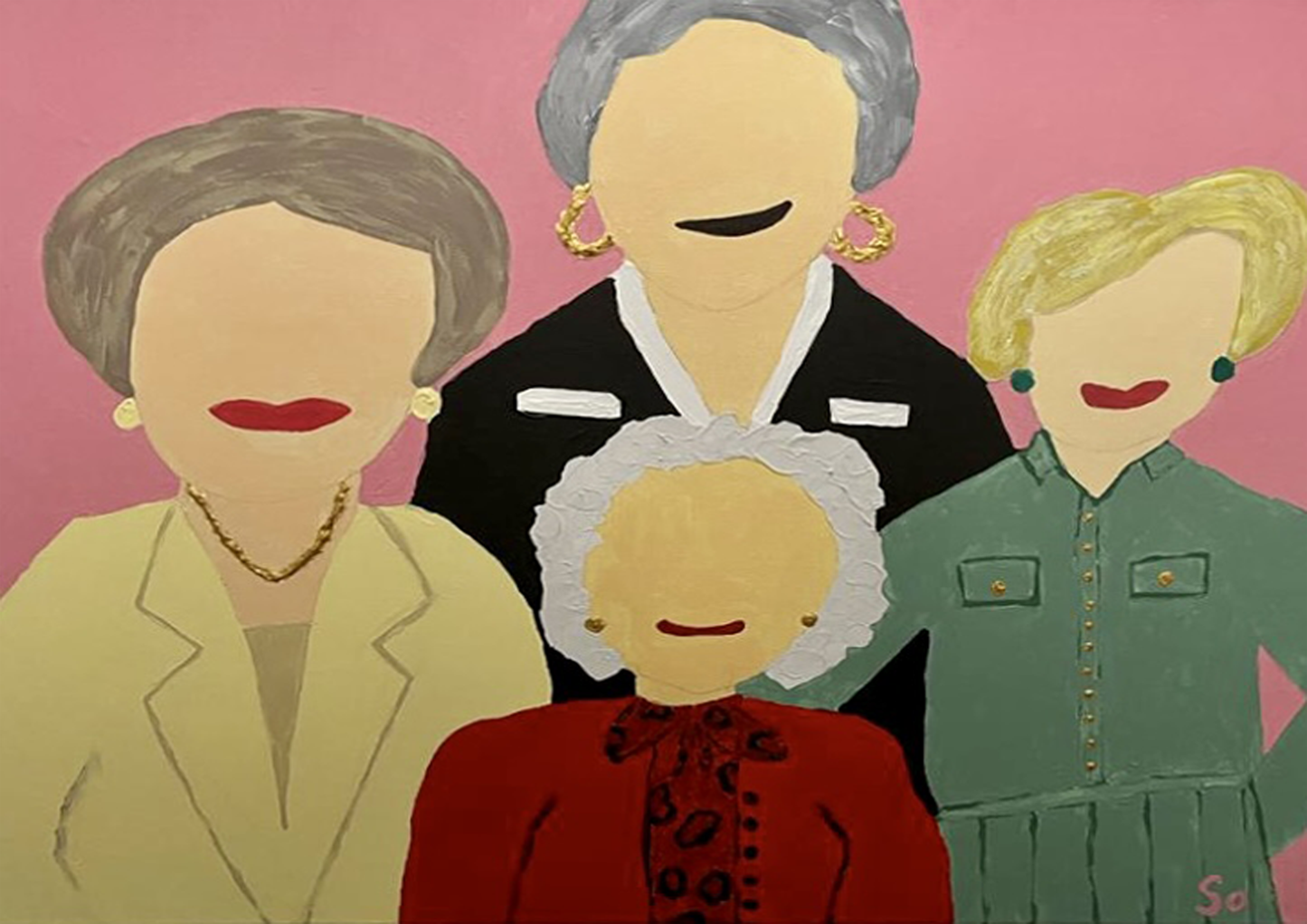 Golden Girls A4 Print